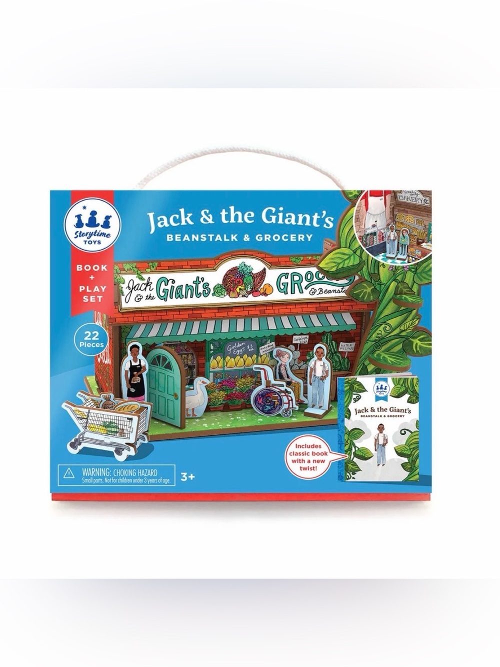 Jack & the Giant's Beanstalk & Grocery Play Set - Blue